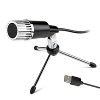Micrófono USB en Oferta para PC, Tablet, Laptop, para Grabación en Estudio, Podcasting y Enseñanza