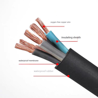 YongTao kabel PVC konduktor tembaga terisolasi PVC listrik industri Motor pompa Submersible JHS tahan air tahan aus