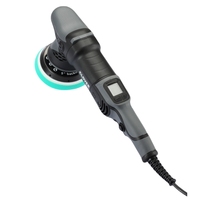 Polisseuse de voiture Clover 900W, 5 pouces, 15 mm, polisseuse orbitale à double action, polisseuse électrique avec écran numérique pour le detailing automobile