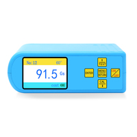 DONGRU B60M Compteur de brillance métallique haute précision (0,3+1% de précision) 0-1000 Gs pour peinture automobile, revêtements, galvanoplastie, polissage, marbre – Garantie 1 an