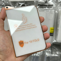 Protection d'écran en verre trempé 9H pour iPhone Duo, revêtement électro-plaqué, film anti-espion HD et confidentialité, 18 Duo Fold