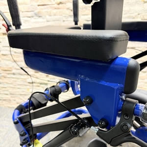 Rehabilitation Standing <b>Frame</b> <b>Walker</b> Gait Trainer Lower Limbs Mobility Aids with Dual Gas Lift Support Foldable <b>Walker</b> For Adult - Product Image 2