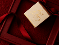 Boîte cadeau carrée élégante avec nœud en ruban, emballage en papier de luxe pour bijoux de mariage, chocolats et cadeaux pour occasions spéciales