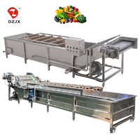 Machine de lavage et d'emballage à immersion par bulles et sécheuse à air pour légumes, fruits secs, soja, maïs, dattes et bulbes, modèle DZJX2500