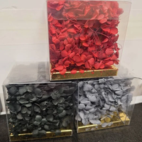 Boîte de haute qualité d'hortensias conservés à feuilles mobiles pour bricolage fleurs mariage confettis gâteau artisanat fleur séchée Design Floral