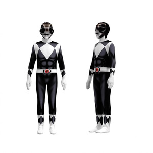Costume de cosplay Power Rangers pour enfants, tenue de performance pour fête d'Halloween - Product Image 4