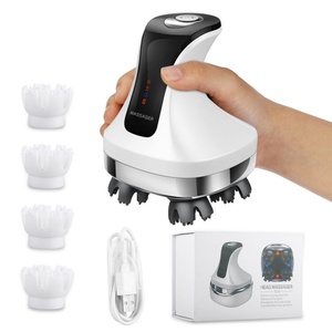 Masseur de tête MSY 2023, masseur électrique imperméable pour soulager le stress, masseur vibrant du cuir chevelu, appareil de massage du cuir chevelu - Product Image 6