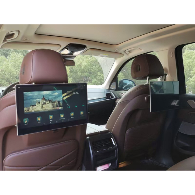 NaviHua 11.6 Inch Multimedia Android Car Headrest Monitor for BMW Series Automotive Entertainment System Music Video Mirror Link