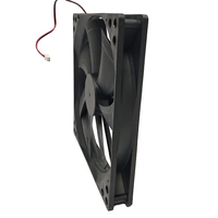 Ventilateur axial électrique SANLY SF18025 24V/12V CC sans balais 1700 tr/min 120x120x25mm, haut débit d'air, en plastique avec manchon/roulement en acier inoxydable