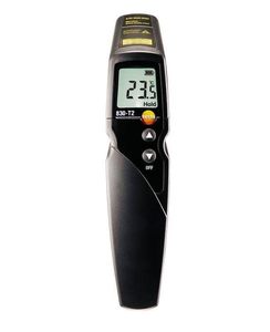 Termómetro IR Testo 0560 8312 830-T1 con óptica 12:1, láser dual, personalizable OEM, material ABS, IP67 - Product Image 2