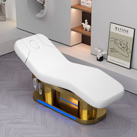 Lit de salon de beauté thermal spa professionnel thaïlandais avec 4 moteurs Tables de massage électriques et lits en métal pour chambres d'hôtels