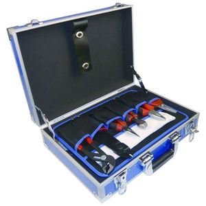 Chất Lượng Cao Đen Abs Khung Nhôm Thợ Điện Mang Theo Công Cụ Cứng Trường Hợp Với Xử Lý - Product Image 2