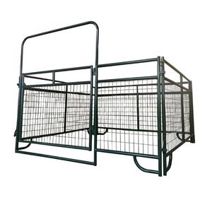 6-14ft tubo tondo in acciaio zincato recinzione fattoria cancello allevamento rurale bestiame porta principale Ranch cancelli d'ingresso per bovini mucca - Product Image 5