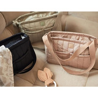 Sac de rangement matelassé pour poussette, organiseur portable pour couches de bébé, sac de voyage pour couches, accessoire de poussette personnalisé