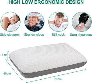 Almohada de espuma viscoelástica de masaje suave de alta calidad <span class=keywords><strong>JYM</strong></span>, diseño de cama de hotel cómodo, adecuado para dormir de lado, cuidado del sueño - Product Image 5