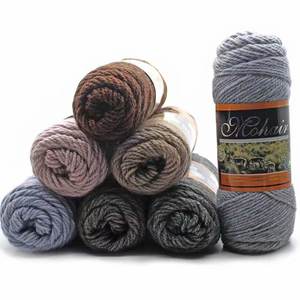 <span class=keywords><strong>Laine</strong></span> d'<span class=keywords><strong>alpaga</strong></span> Mohair transfrontalière fil mélangé motifs teints tricotés à la main pour manteaux chapeaux écharpes prix de gros spécial - Product Image 4