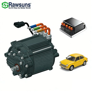 Nouveau moteur PMSM haute vitesse 72Vdc 4,5kW 18kW avec boîte de vitesses de réduction pour véhicule électrique, refroidissement naturel, léger, <span class=keywords><strong>kit</strong></span> de conversion pour bateau et voiture électrique - Product Image 5