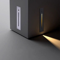 Lampu Dinding Sensor Gerak LED Cerdas Tahan Air Luar Ruangan Sensor PIR 3M Lampu Tangga Balkon Teras Koridor Terpasang