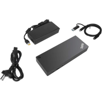 Original nouveau ThinkPad hybride USB-C Dock 40AF0135 avec adaptateur secteur 135 W accessoires informatiques de haute qualité