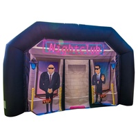 Tente gonflable de discothèque de bar de nuit publicitaire LED bon marché pour fête en plein air