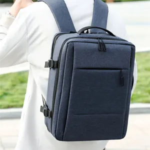 Reizen Laptop Rugzak Zakelijke Notebook Tas Usb-poort Opladen Custom Waterdichte Laptop Rugzakken Voor Vrouwen Mannen