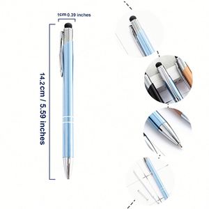 Bolígrafo Metálico Promocional con Grabado Láser, Punta Táctil Flexible Larga, Modelo BP 07, Regalo Económico - Product Image 3