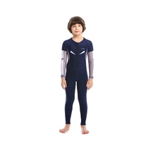 Alta calidad niña niño traje de baño niños lujo cuerpo completo traje de baño niños manga larga natación surf traje de baño