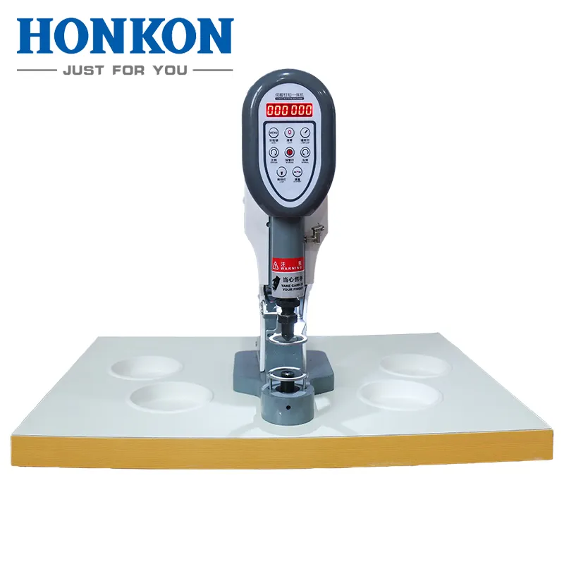 Máquina de fixação automática de botões de plástico, hk818 honkon, adesivos, sapatos, brinquedos, couro, artesanatos, amarração b