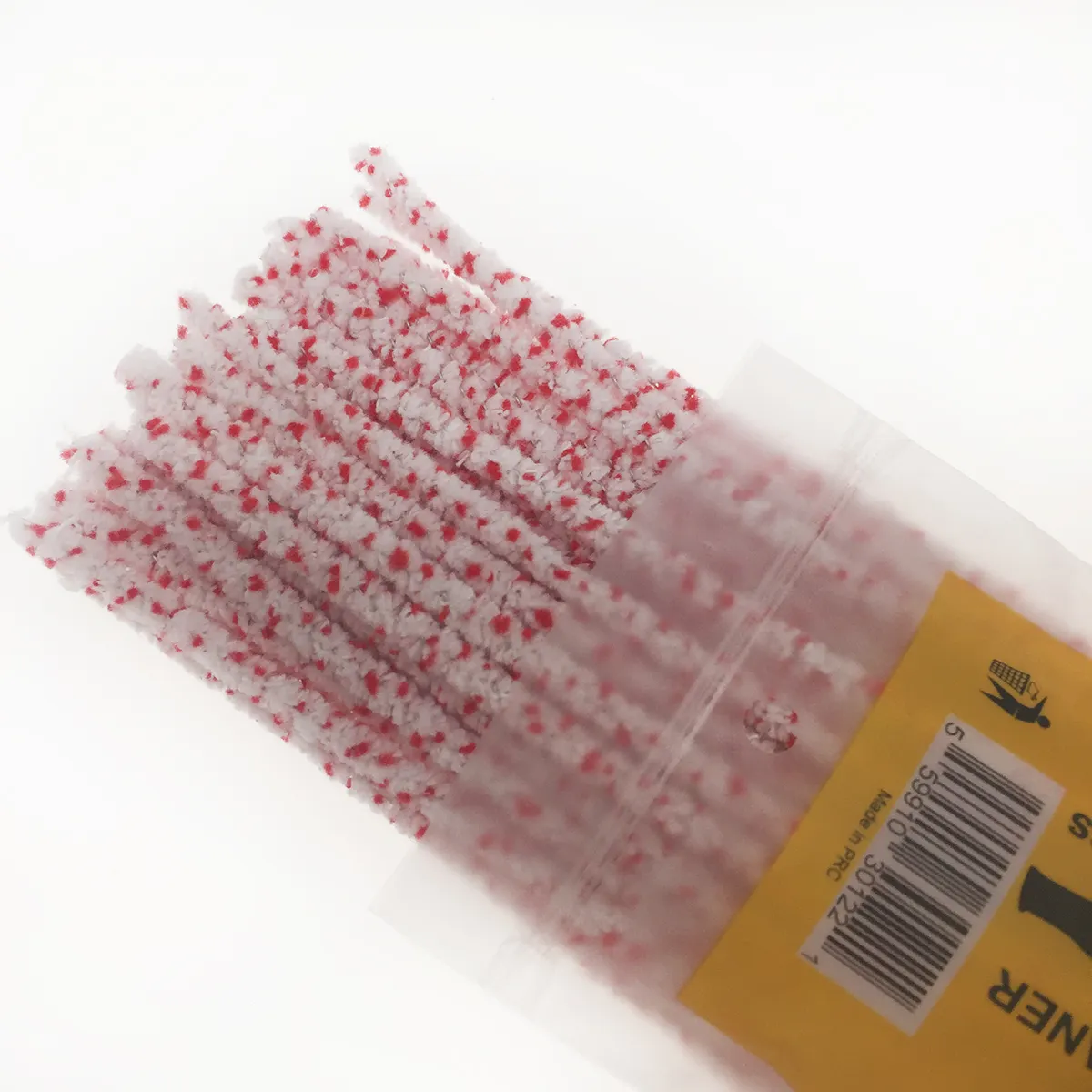 カスタム喫煙パイプクリーナーツールパイプを掃除するための赤いストライプ剛毛パイプクリーナー