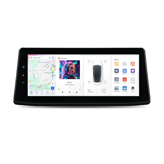 DUDUAUTO 12.3Inch 12+512G Universal Head Unit Car Radio Multimedia Player Navigation GPS for TOYOTA SIENNA GRANVIA 2022-Present