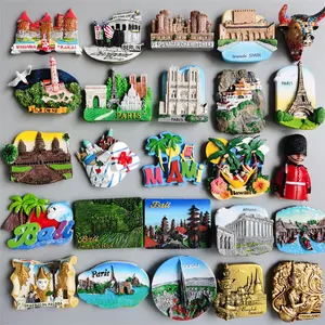 10+ jahre werbegeschenkprodukte individualisierter individueller kühlschrank tourismus 3d niedlicher souvenir-kühlschrank magnet-maschine