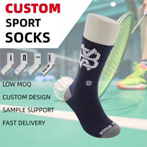 Calcetines Deportivos de Punto de Algodón 82% Transpirables, Antibacterianos y Antideslizantes con Ajuste Cómodo y Diseño en la Parte Inferior del Tobillero para Jóvenes - Precio de Fábrica - Product Image 1