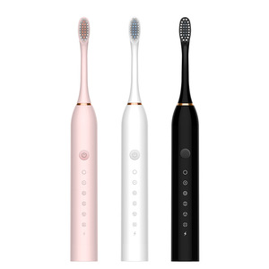 Brosse à dents électrique ultrasonique rechargeable haut de gamme à poils souples, idéale pour les voyages, étanche IPX1, autonomie de 30 jours, vente en gros, design tendance - Product Image 1