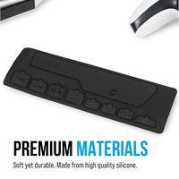 Bouchons anti-poussière en silicone compatibles avec PS5 Slim CD Disc Edition Console Housse anti-poussière Kit d'accessoires de pièces de protection anti-poussière