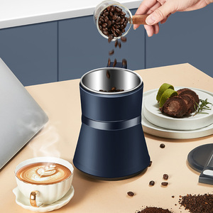 Máy pha cà phê Moka chất lượng cao, di động, tự nghiền ngũ cốc, kèm chổi, bán buôn - Product Image 1