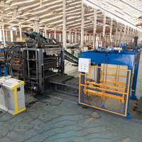 Machine automatique de fabrication de blocs de béton QT12-15, conception allemande, norme CE, pompe PLC, pression hydraulique, machine à fabriquer du sable