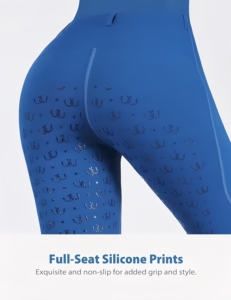 Pantaloni da Equitazione in Silicone a Vita Alta, Skinny Fit con Chiusura a Bottoni per <span class=keywords><strong>Cavallo</strong></span> - Product Image 5