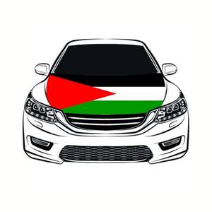 Alta calidad personalizada Palestina <span class=keywords><strong>coche</strong></span> motor capó cubierta banderas nueva publicidad al aire libre algodón poliéster Material Digital World - Product Image 1