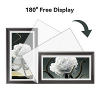 Écran d'art numérique NFT, téléchargement d'images, affichage intelligent des photos, vidéo, grand cadre photo numérique 32 pouces pour l'art