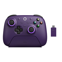 Manette de jeu sans fil 8BitDo Ultimate 2 avec moteur de vibration pour jeux Windows/Android, joysticks TMR, effet Hall commutable