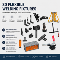 Plateforme de soudage flexible 3D, table de soudage tridimensionnelle en fonte avec accessoires de fixation pour le soudage des métaux