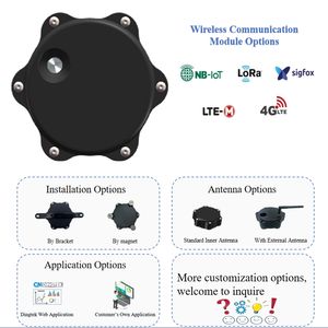 Ip68 sdk אלחוטי זמין רמת אולטרה סאונד ניטור חיישני חכם nb-iot lorawan 4 גרם חור של תנועה גלאי פתוח תנועה גלאי - Product Image 2