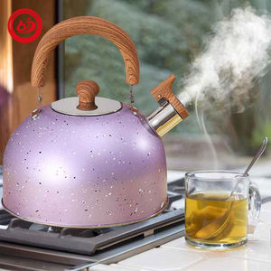 غلاية اللف من الفولاذ المقاوم للصدأ غلاية مسطحة القاع غلاية نصف كروية غطاء آمن صافرة مياه ساخنة - Product Image 5