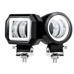 Fari LED da 20W per Moto con Occhio d'Angelo, Fari Ausiliari e Luci Antinebbia, Accessori Moto per Migliorare l'Illuminazione - Product Image 1