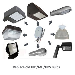 Mỹ Cổ 24-48 Giờ Nhanh Chóng Vận Chuyển LED Ánh Sáng Đường Phố Hộp Giày Trang Bị Thêm Kit 5000K E39 Cơ Sở Cho Bãi Đậu Xe Hid Đồ Đạc - Product Image 4