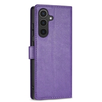 Étui portefeuille classique en cuir pour Samsung Galaxy S25 Edge Plus S24 Ultra A36 A56 A26 A06 A16 4G 5G A25 A35 A55 avec fentes pour cartes