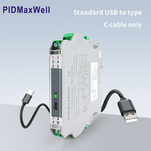 Programmable Temperature Transmitter DIN Rail Mount Isolated 0.1% Accuracy for <strong>Thermocouple</strong> RTD <strong>PT100</strong> - Product Image 3