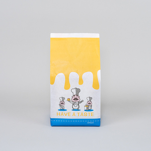 ถุงกระดาษคราฟท์สำหรับบรรจุภัณฑ์ขนมปังบาแกตต์ คุกกี้ แซนวิช อาหารเบเกอรี่ สีขาว เป็นมิตรกับสิ่งแวดล้อม ยี่ห้อ <span class=keywords><strong>Pando</strong></span> พร้อมหน้าต่าง - Product Image 2