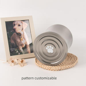 جرة معدنية من الفولاذ المقاوم للصدأ على الطراز الأمريكي لحفظ رماد الحيوانات الأليفة مثل الكلاب والقطط، متوفرة بالجملة - Product Image 4