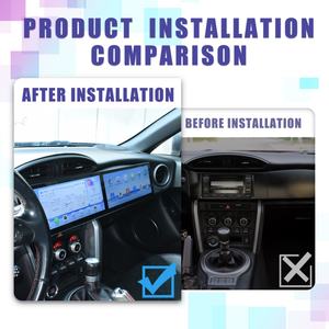 Autoradio pour Toyota 86 / SUBARU BRZ 2012-2020 Android 13 Double écran tactile 12,3 pouces Navigation GPS multimédia pour voiture Carplay - Product Image 2